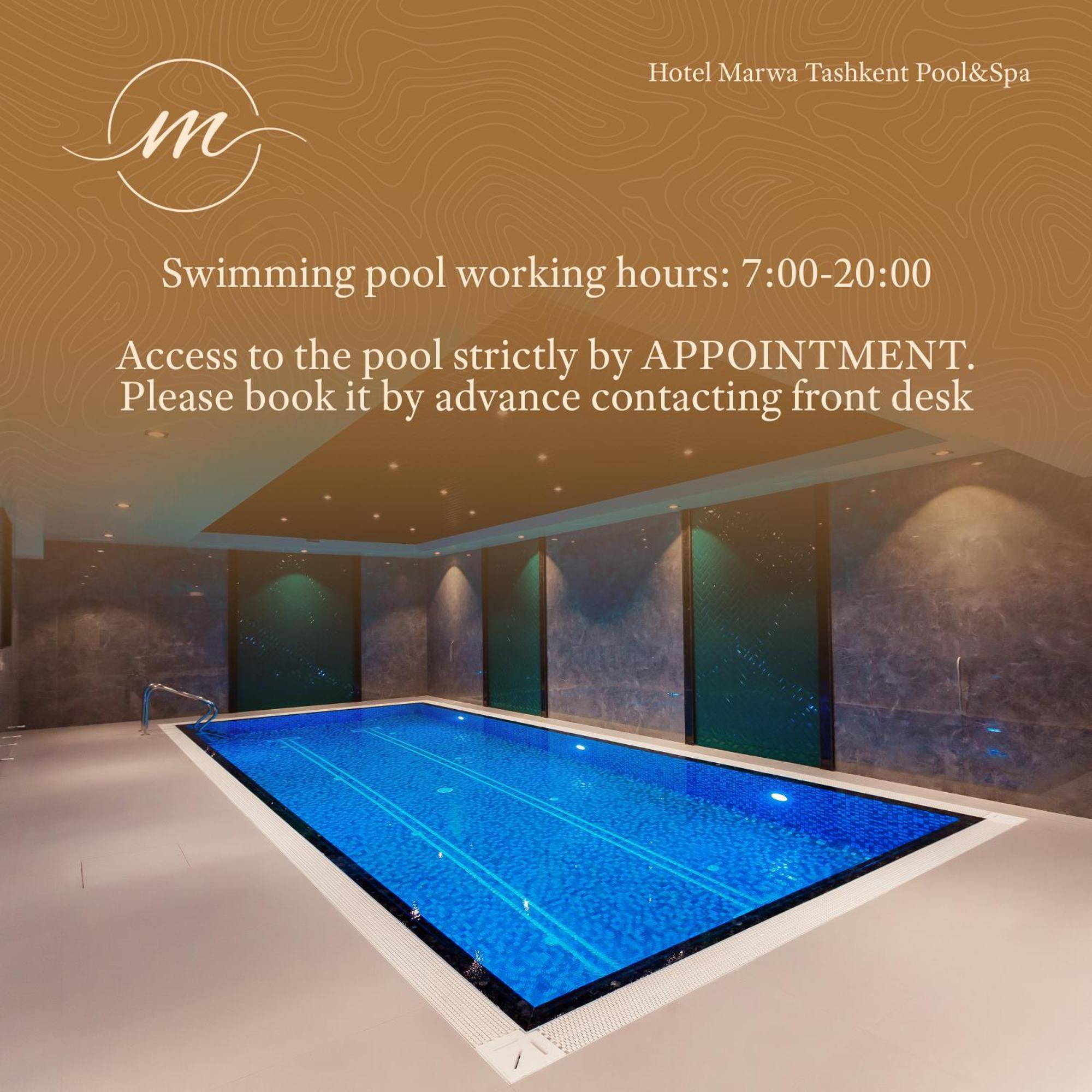Hotel Marwa Tashkent Pool&Spa Exterior foto